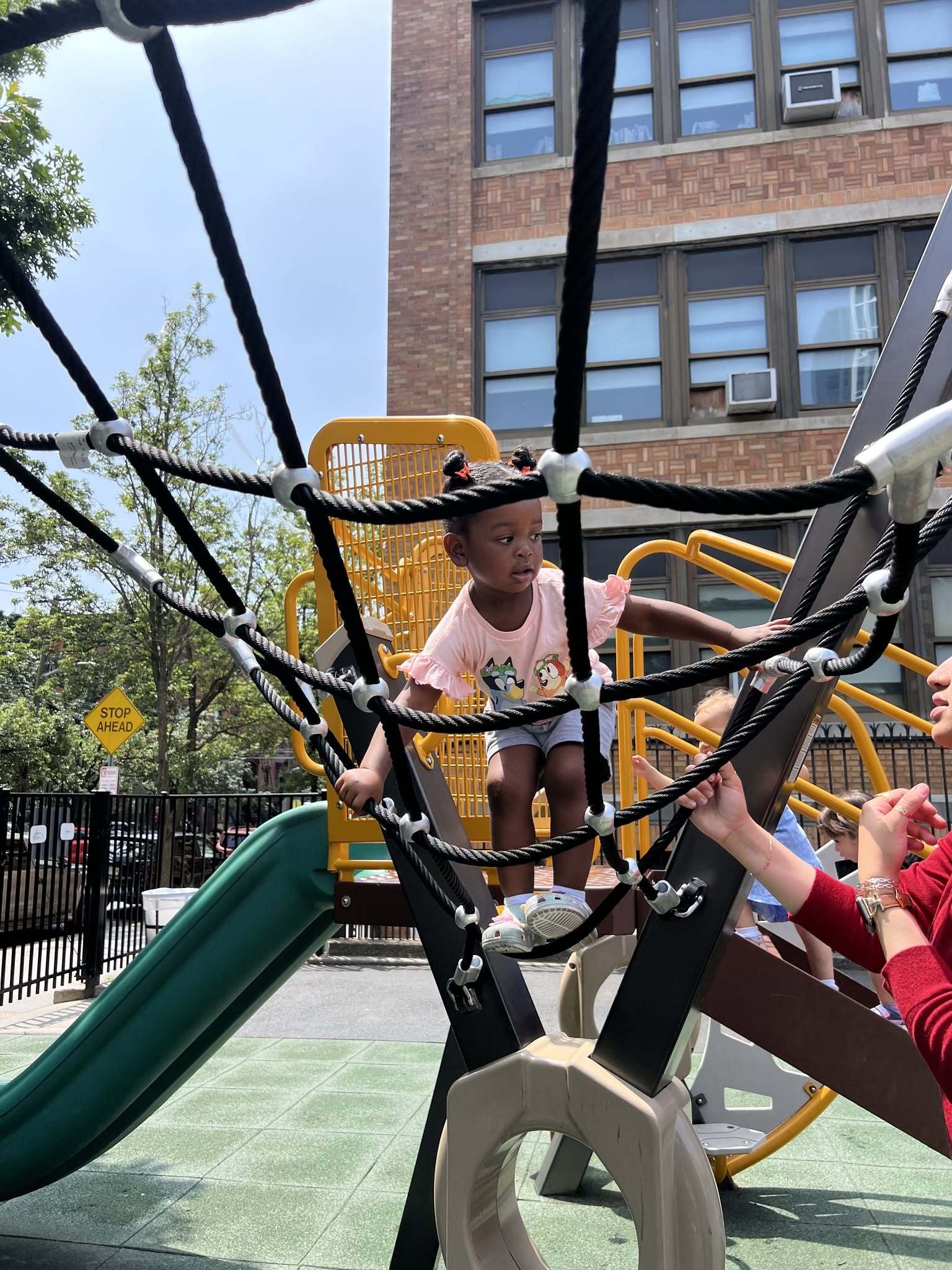 Children playing outdoors at Park View Academy